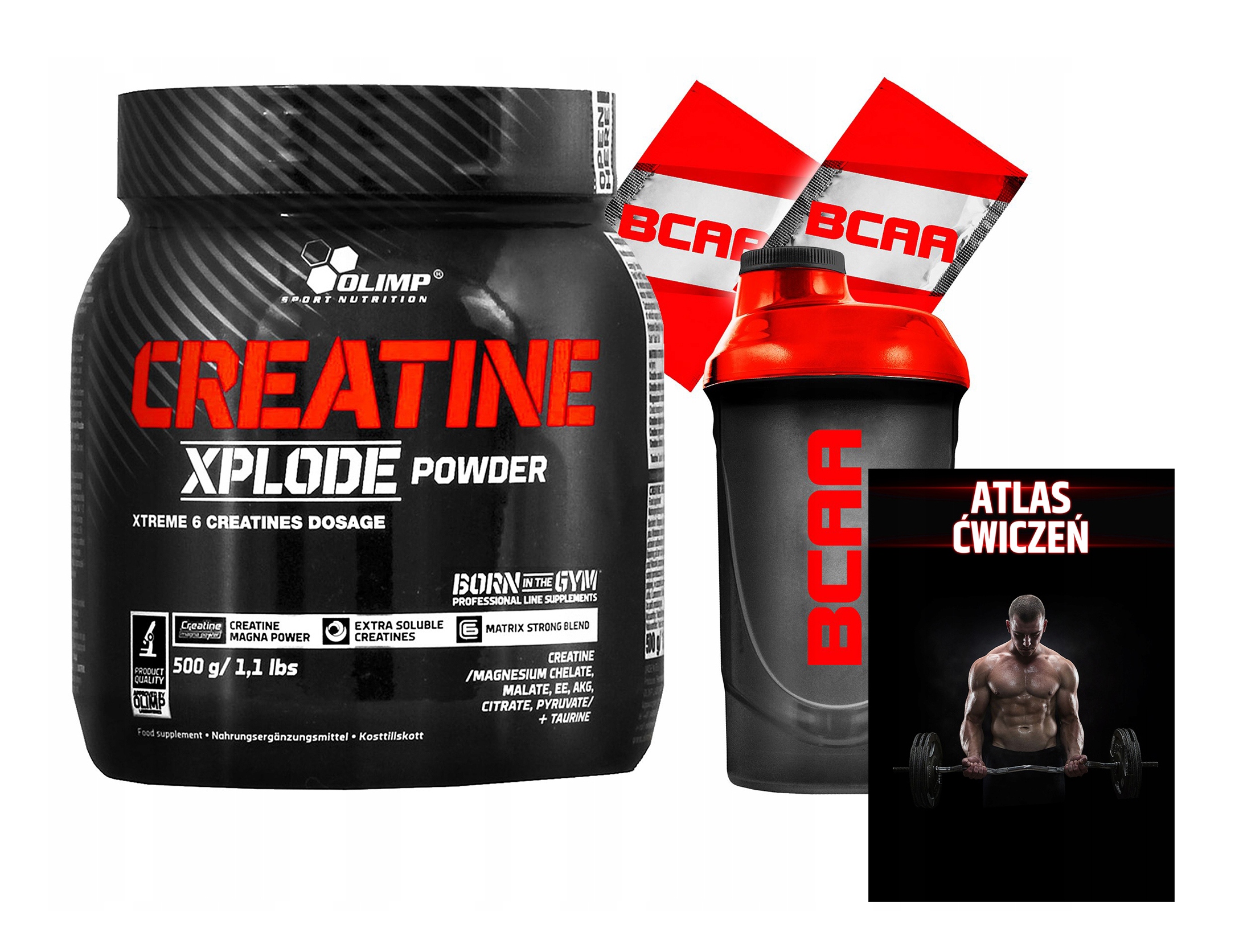 Kreatín - OLIMP CREATINE XPLODE 500g CREATINE + ŠAŠERKA ZADARMO