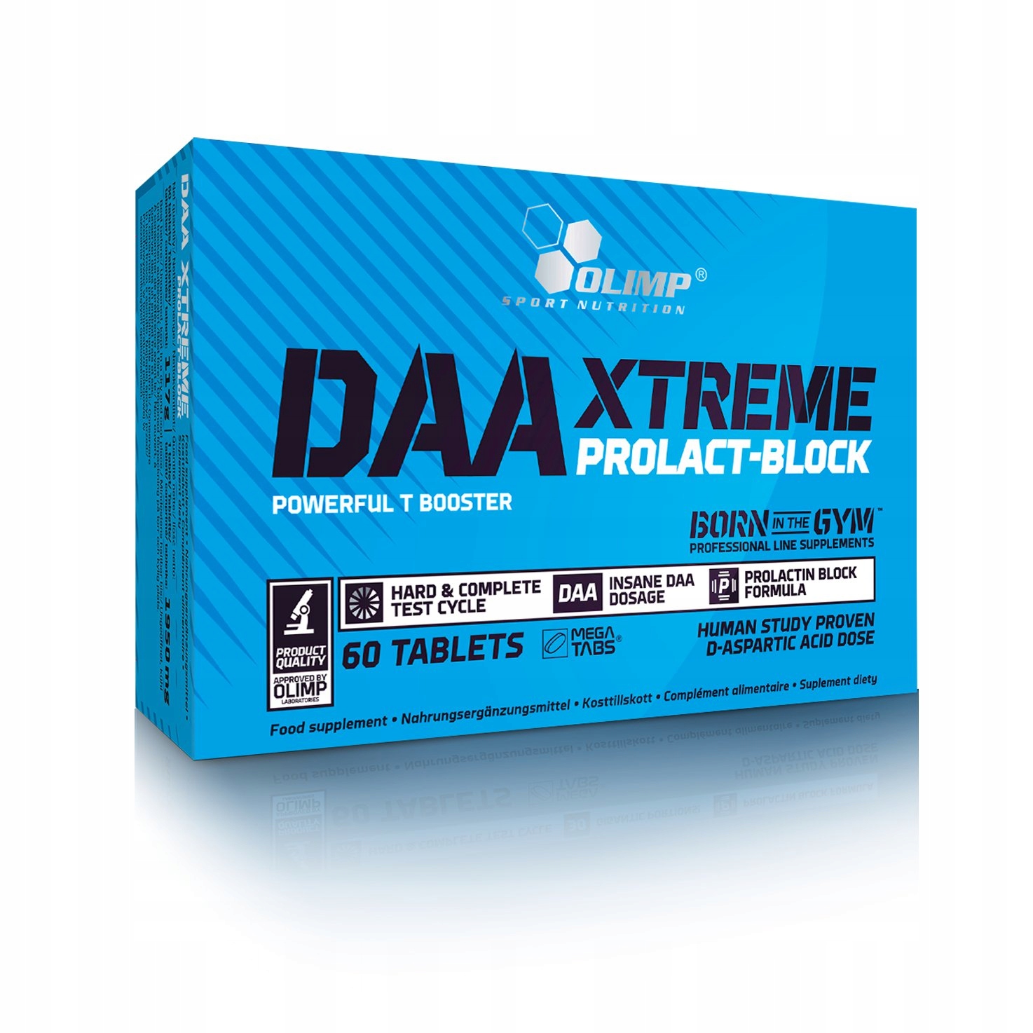 Testosterón - Olimp Daa Xtreme Prolact-Block 60TABS B6 ZINK