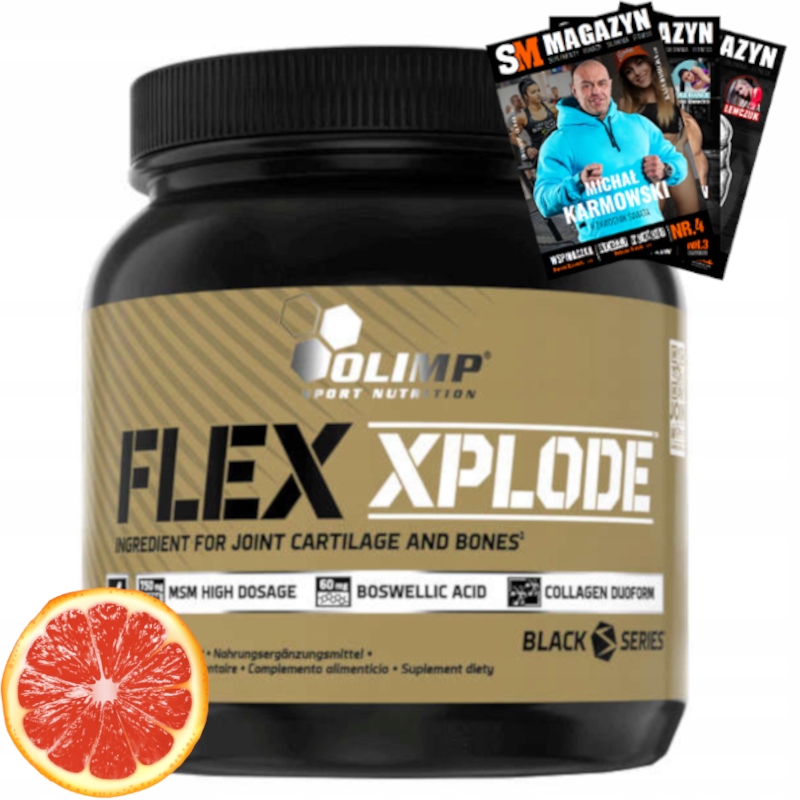 Ochrana kĺbov - OLIMP Flex Xplode 504 g MSM Kolagénové kĺby