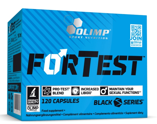 Testosterón - OLIMP FORTEST 120 viečok. POTENCIÁL TESTOSTERÓNOVÉ LIBIDO
