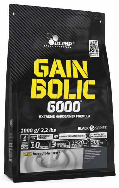 Gainer - OLIMP ZÍSKANIE BOLOK 6000 1000G Čokoláda