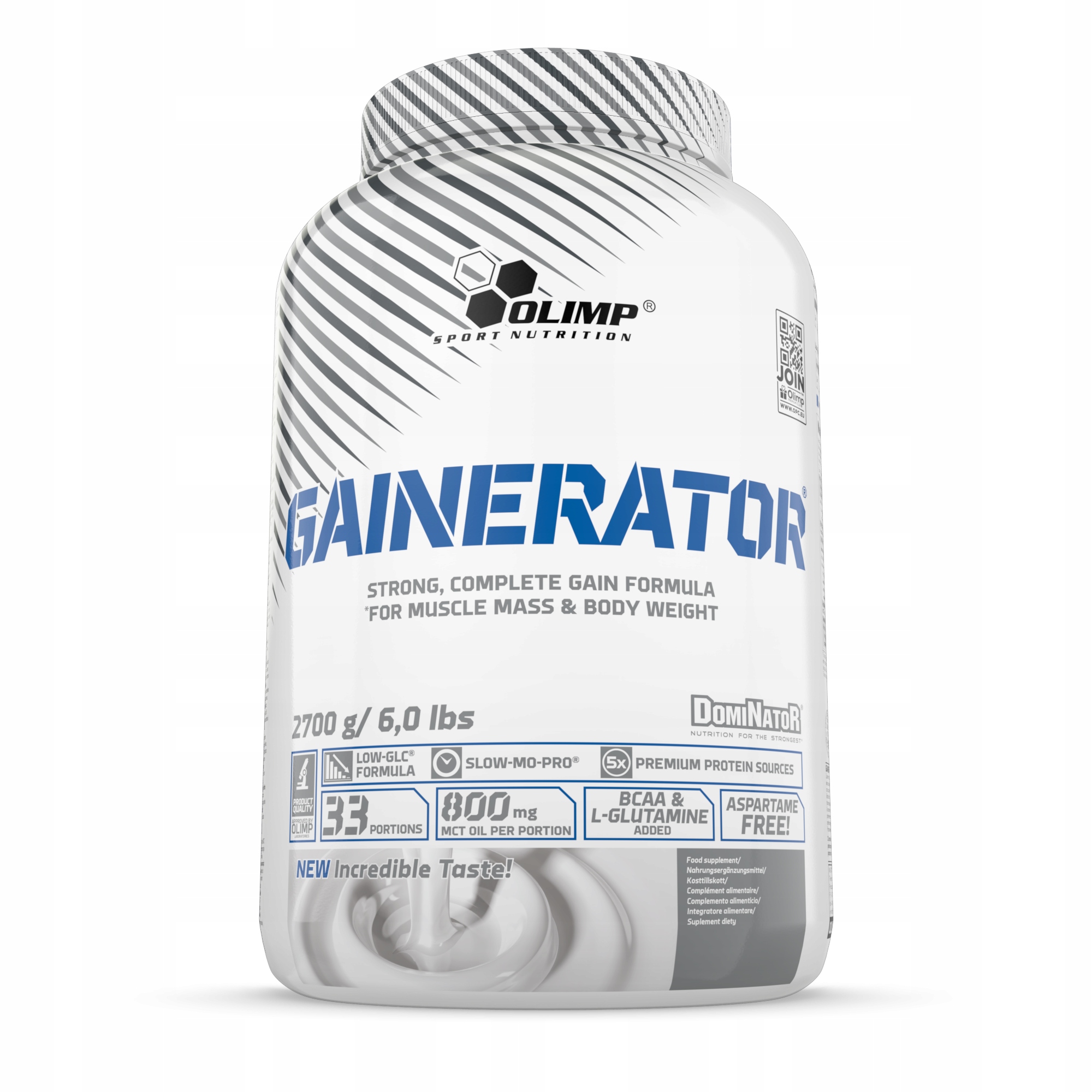 Gainer - Olimp Gaiferator Dominator 2700g kg Wanilla Gainer