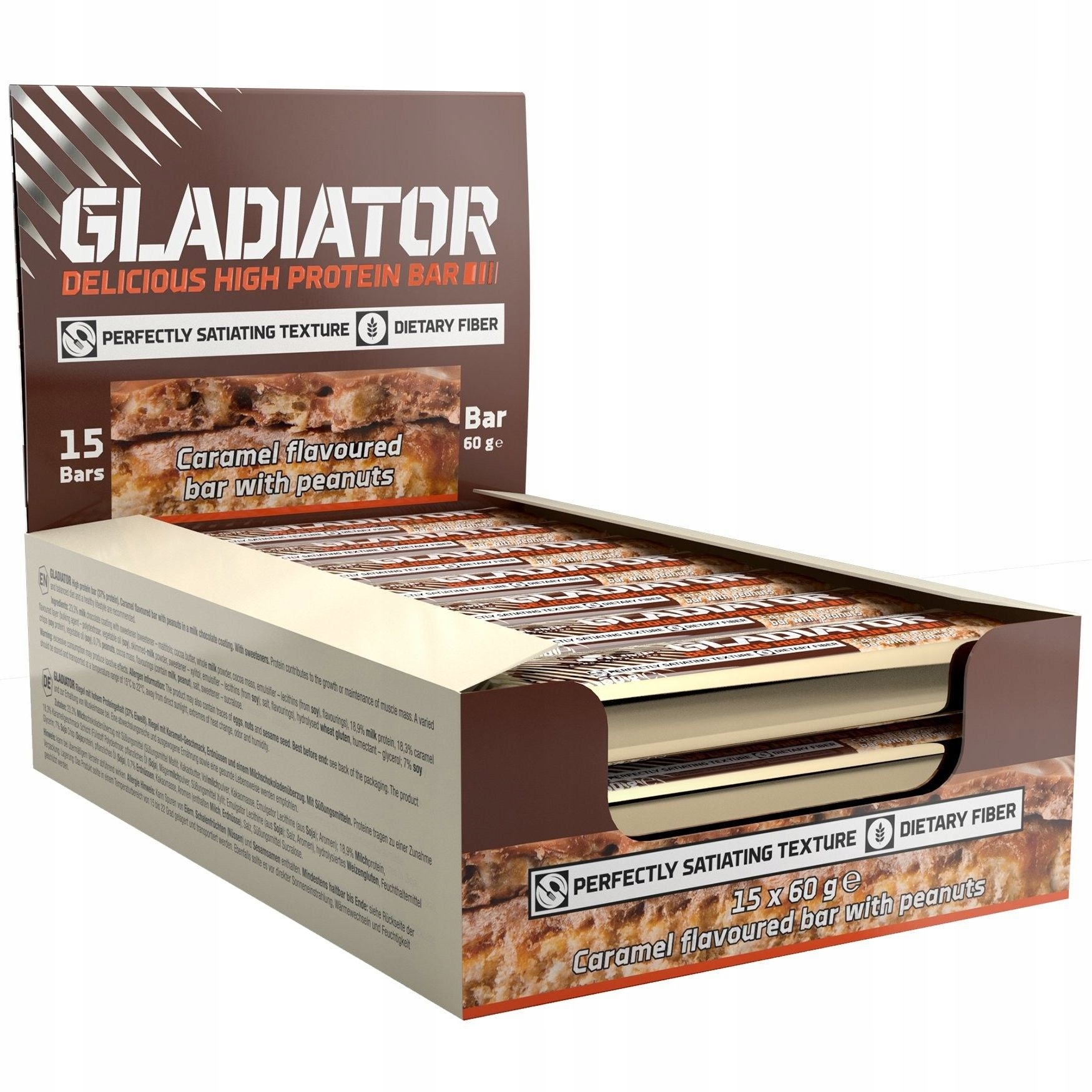 Proteín - OLIMP Gladiator 15x 60g Proteínový proteín Baton