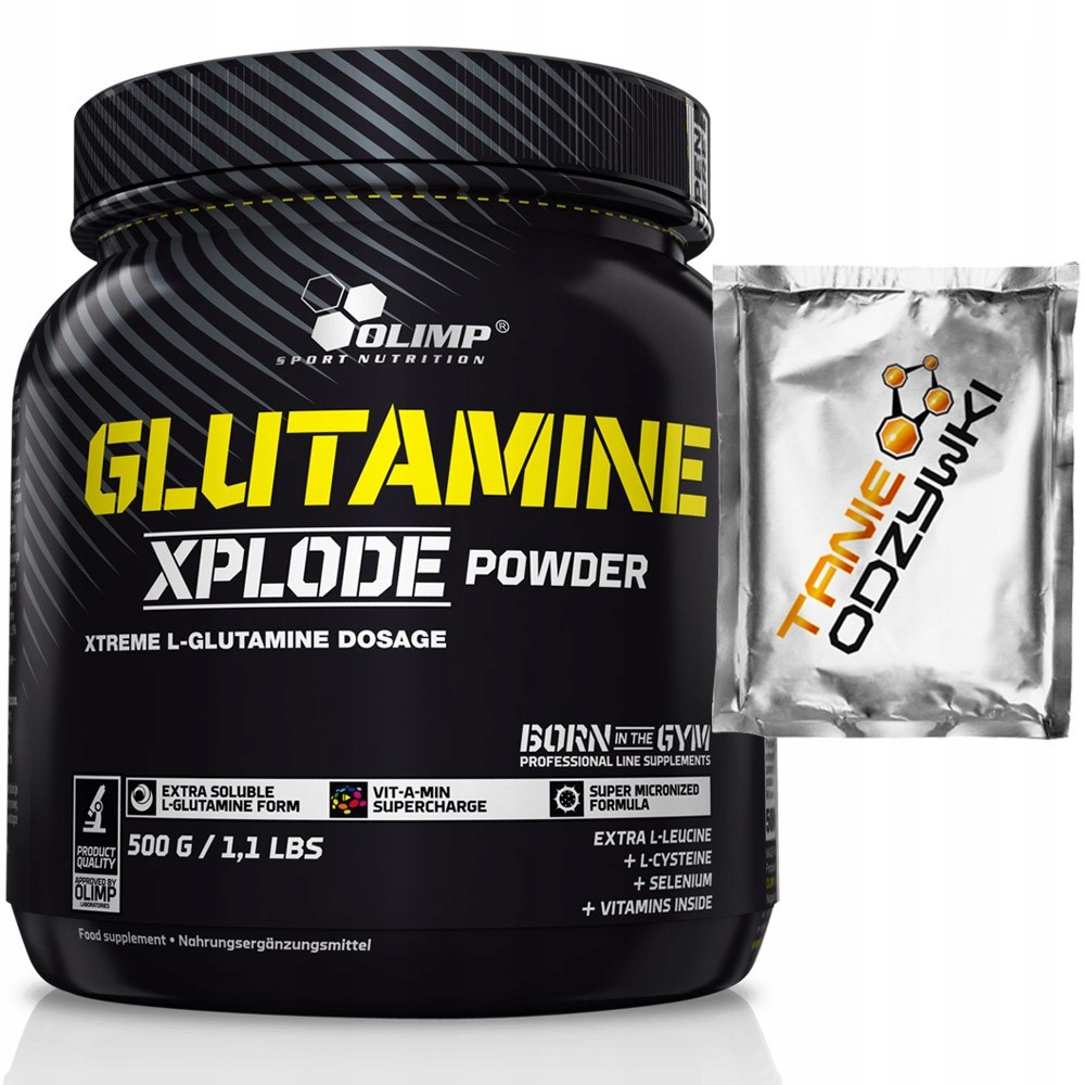 Aminokyseliny - OLIMP Glutamín Xplode 500g L-glutamín Aminokyselina