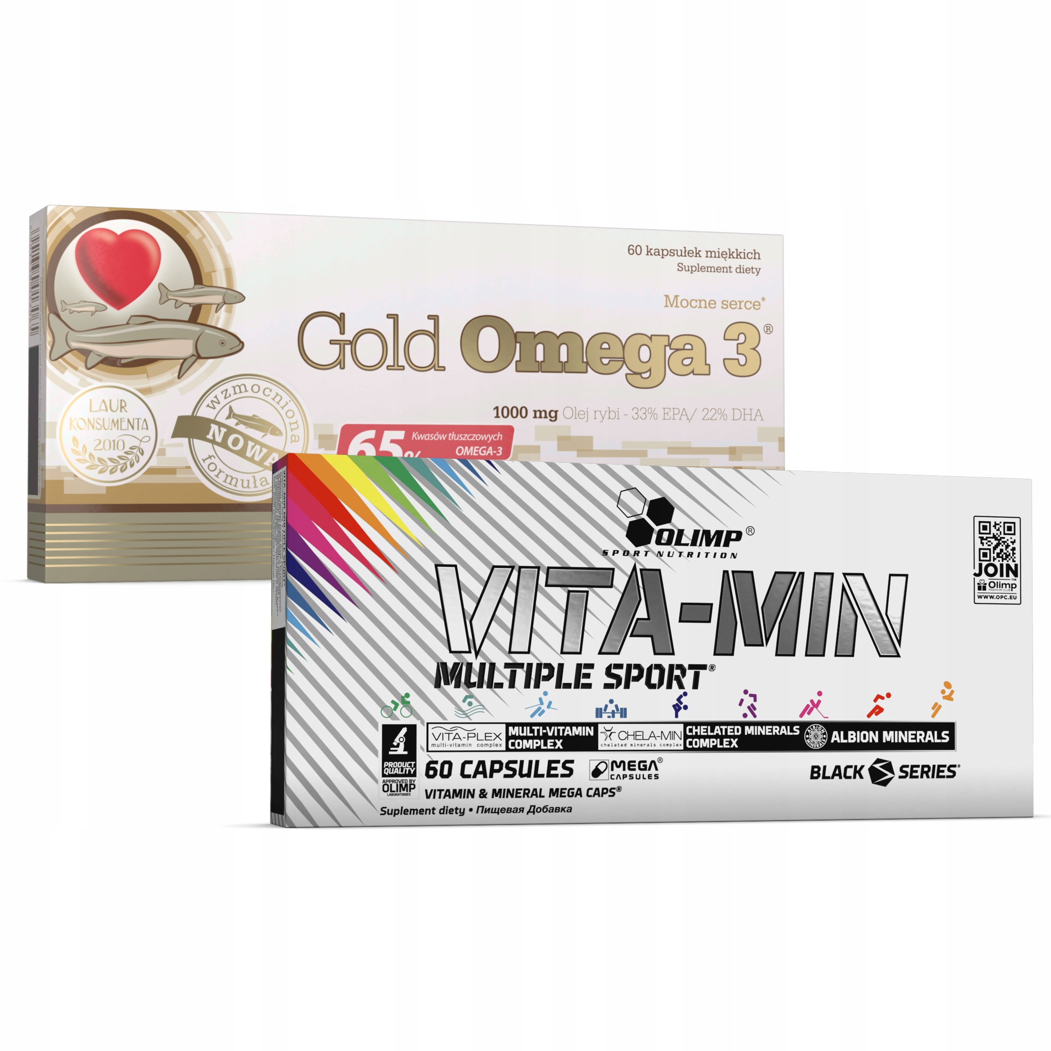 Olimp Gold Omega 3 60Kaps + Viac Sport 60Kaps