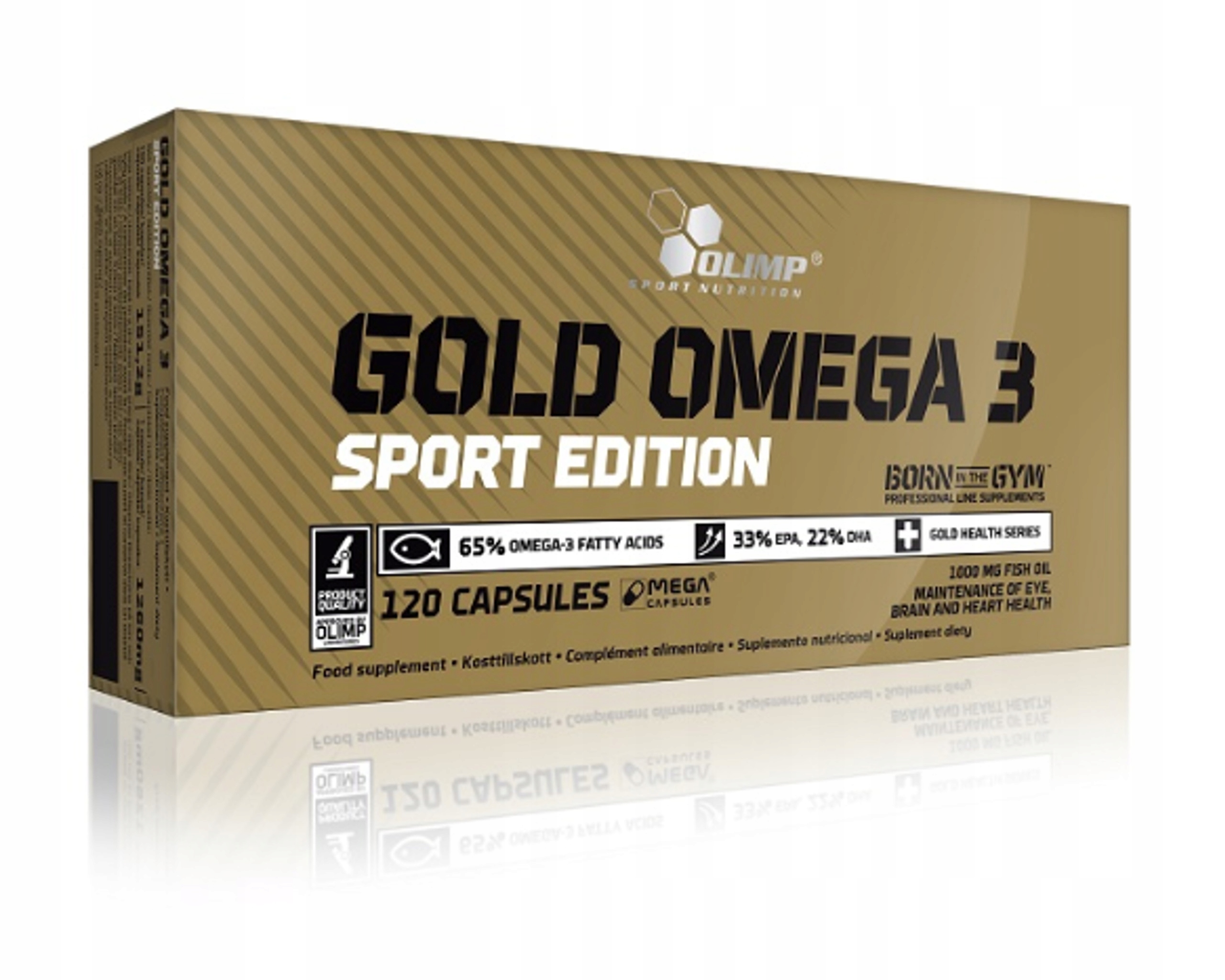 OLIMP GOLD OMEGA 3 SPORT 120 EPA, DHA + VITAMIN E