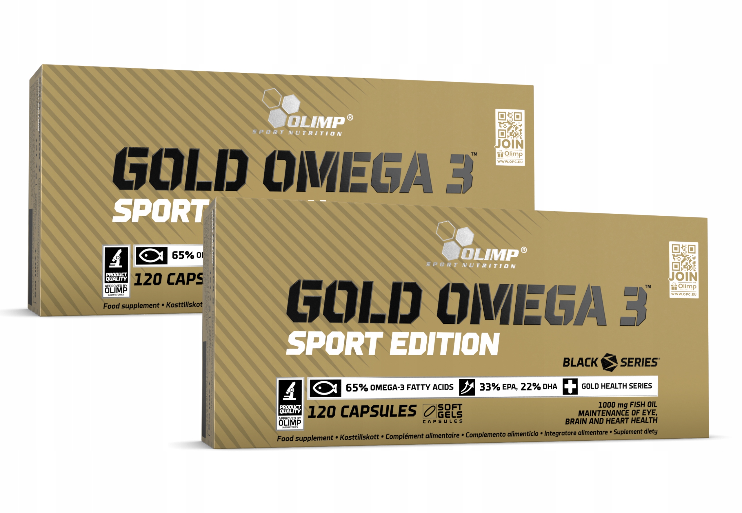OLIMP GOLD OMEGA 3 SPORT EDITION 2x120 kapsula EPA DHA