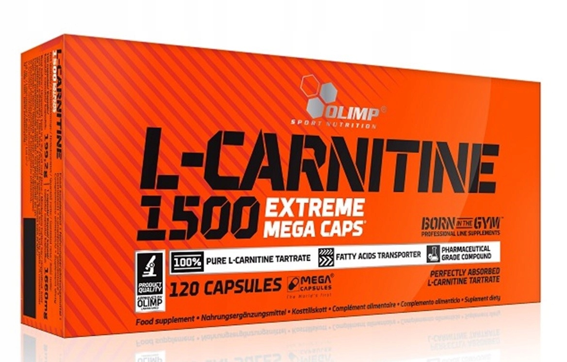 Spaľovač tuku - OLIMP L-Carnitine 1500 EXTRÉMNE 120 uzáverov HORÁK