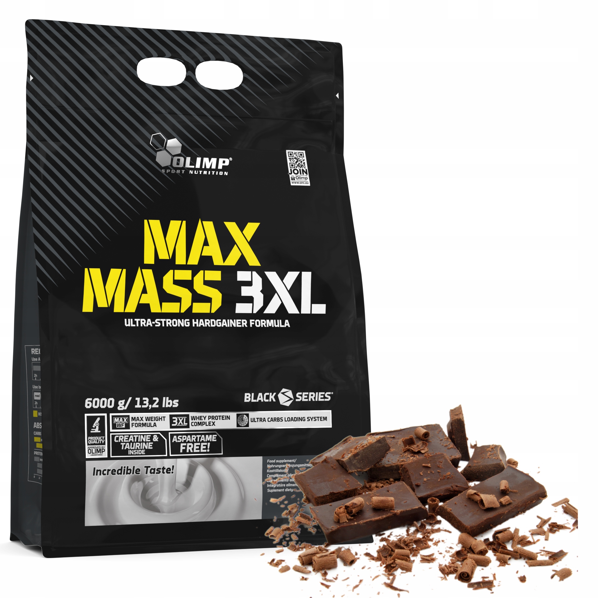 Gainer - OLIMP MAX MASS 3XL 6000g GAINER VEĽKÁ HMOTNOSŤ WPC !!