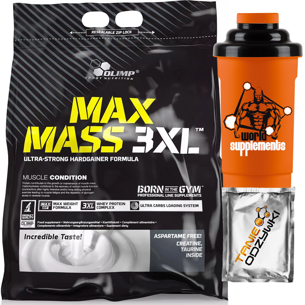 Gainer - Olimp Maxmass 3XL Gainer Mass Mutant + Gratisy
