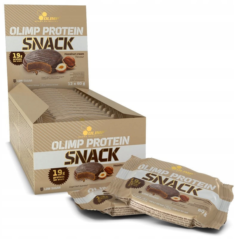Proteín - Olimp Protein Snack 12x60g Cookie 19G proteín