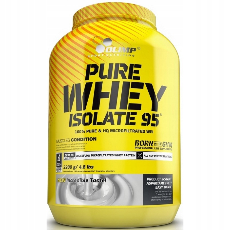 Proteín - OLIMP PURE WHEY ISOLATE 95 2200G PROTEÍN + ZDARMA
