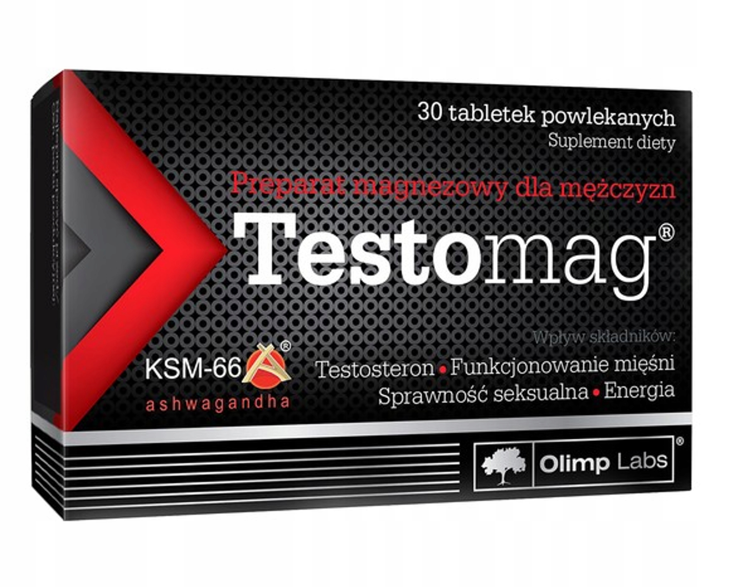 Testosterón - OLIMP TESTOMAG 30 TESTOSTERÓNU TESTOSTERÓNU horečnatého ASHWAGANDHA