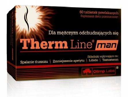 Spaľovač tuku - OLIMP THERM LINE MAN 60 TABUĽKA. Horák pre mužov