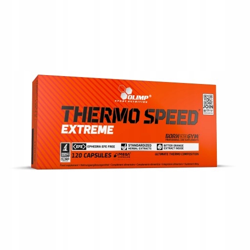 Spaľovač tuku - Olimp Thermo Rýchlosť Extrémne 120Kaps horák silný