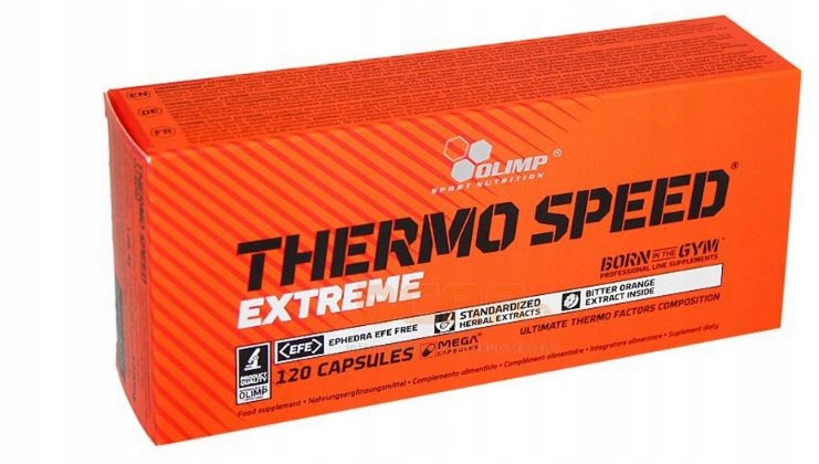 Spaľovač tuku - Olimp Thermo Rýchlosť Extrémne mega čiapky 120K horák