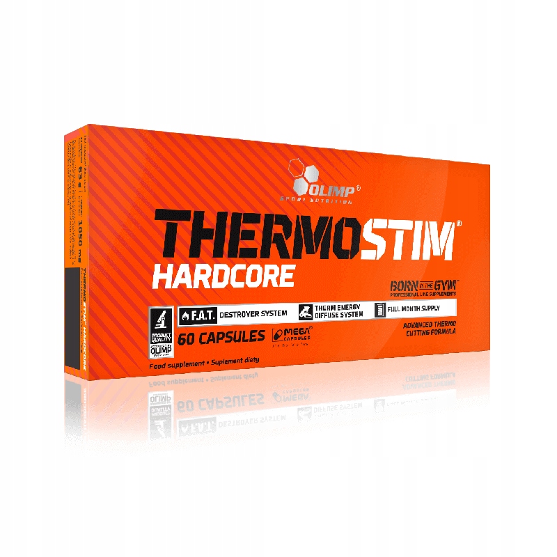 Spaľovač tuku - Olimp Thermostim Hardcore 60 KAPS Reduction Thermo