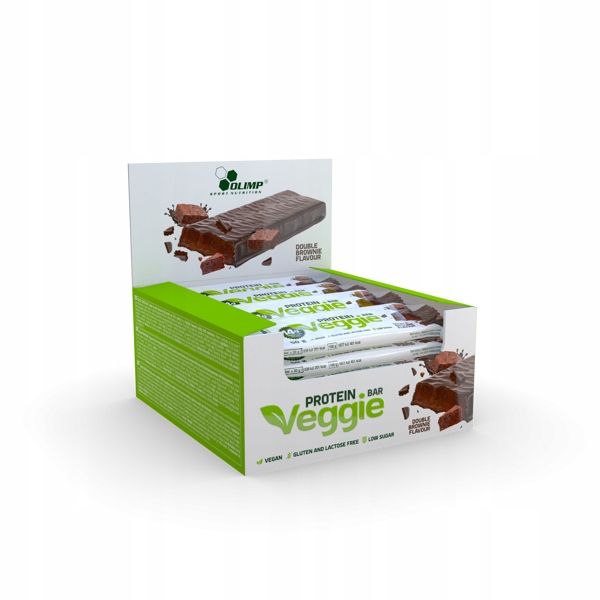 Proteín - Olimp Veggie Protein Bar Baton 24x 50g Displej