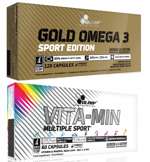 Olimp Vitamín Viac 60k + GOLD OMEGA 3 SPORT 120K