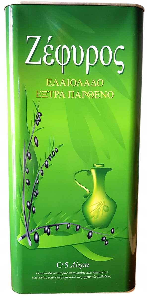 Olivový olej - Oliwa Zephyr 5L Extra Virgin Greek z Olive