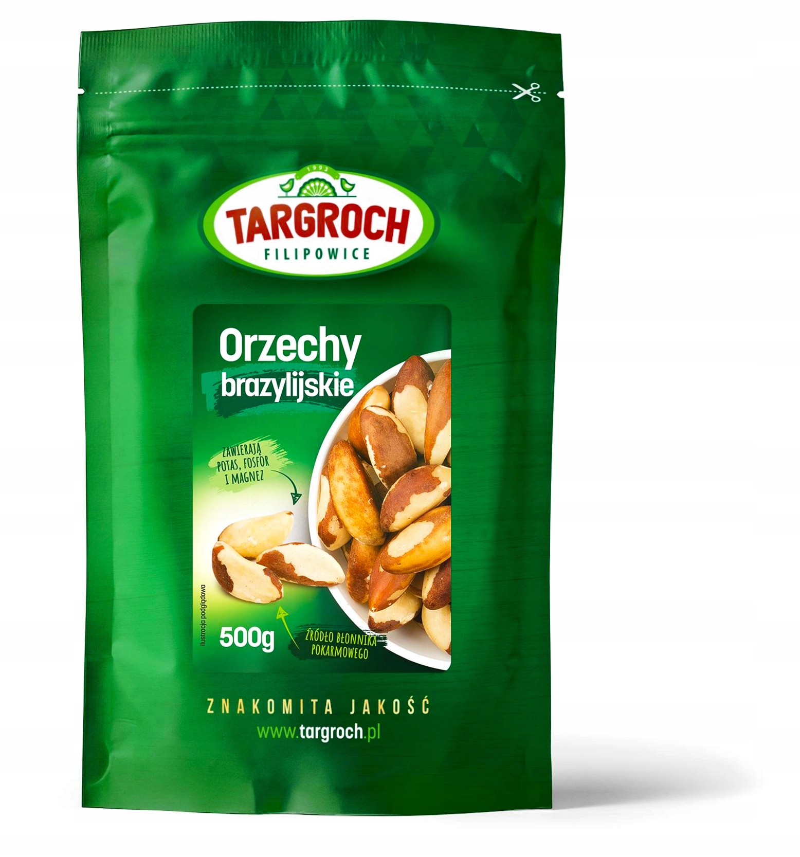Sušené ovocie - BRAZÍLSKE ORECHY 500g PRÍRODNÉ ODPORÚČAME
