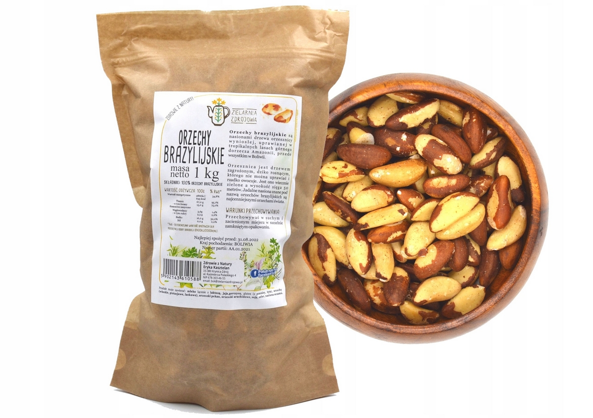 Orechy - Brazílske orechy. Prírodné čerstvé 1 kg