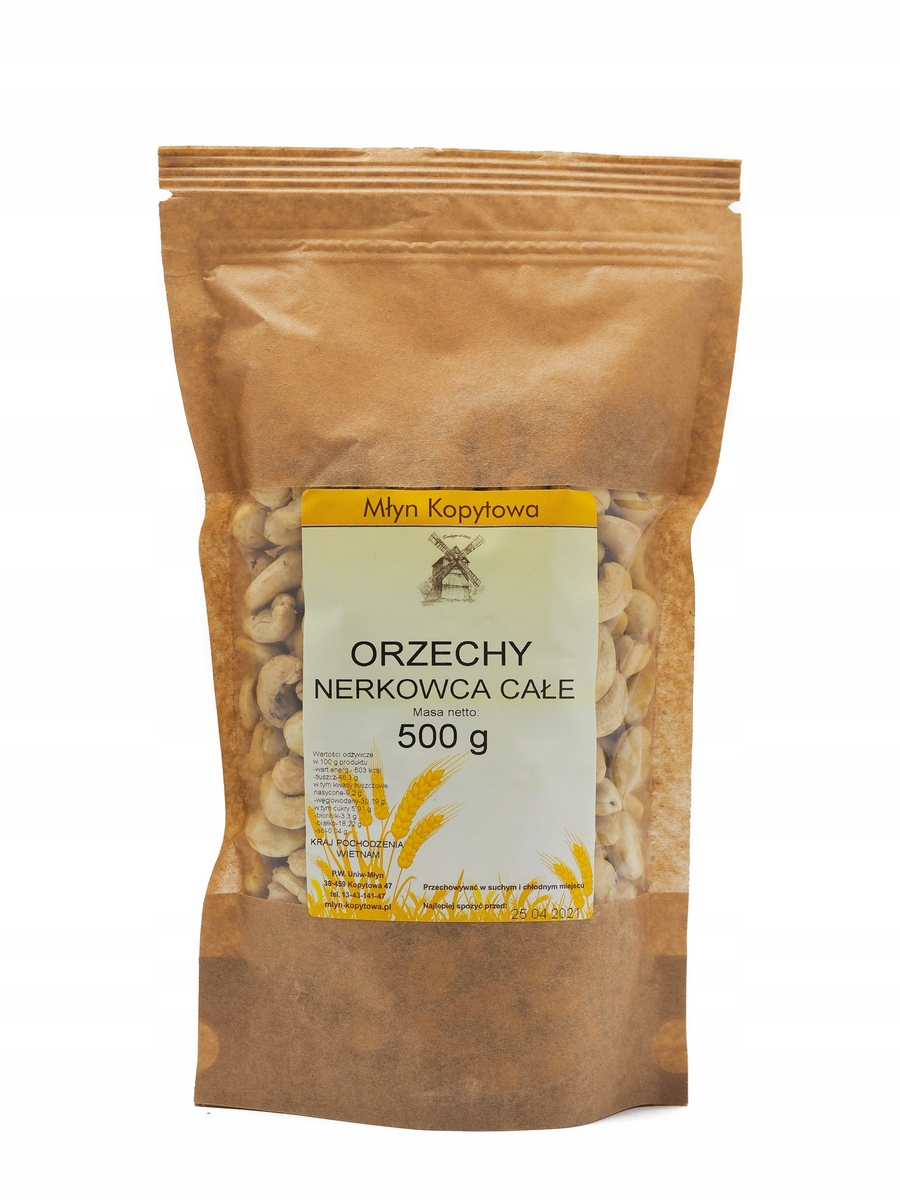 Orechy - Kešové orechy celé čerstvé, dobrá kvalita 500g