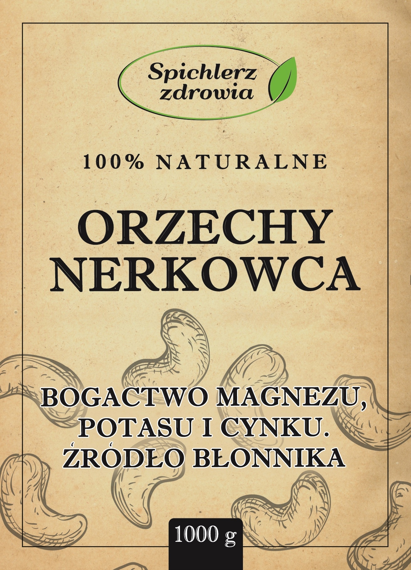 Orechy - Kešové orechy 1000g čerstvé s plantážou