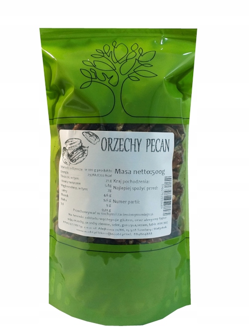Orechy - Nuts Pekan 500 g pekan chutné prírodné ecobi