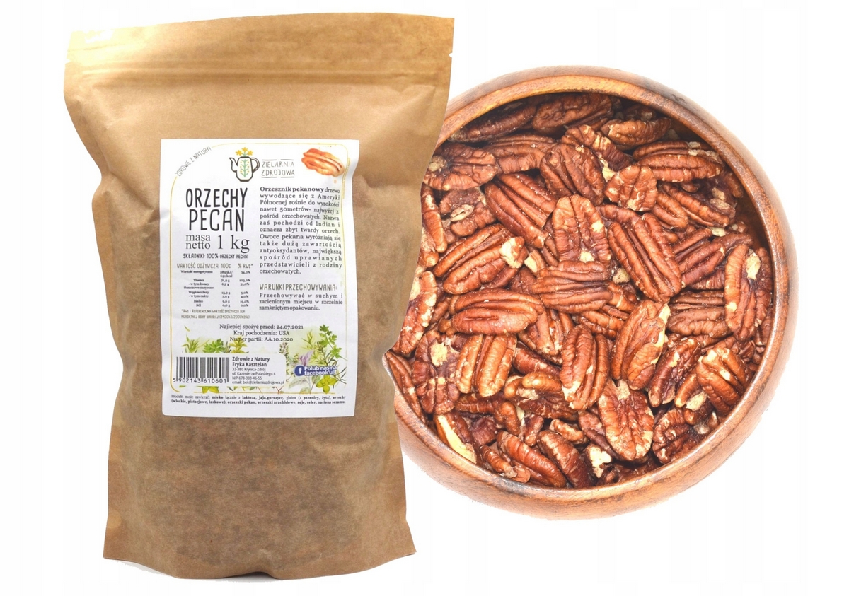 Orechy - Vlašské orechy Pekan Prírodné čerstvé 1kg pekan