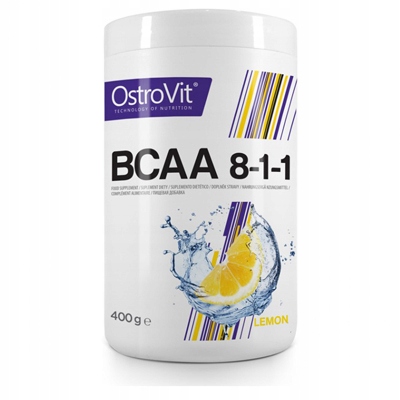 Aminokyseliny - OSTROVIT BCAA 8-1-1 400g ORANŽOVÁ