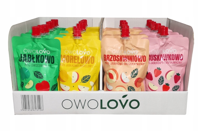 Owolovo Fruit Mix Mix Furujte bez cukru 36ks