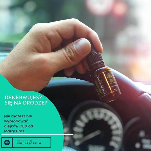 CBD - Olej 10% CBD Tmavo extrakcia alkoholom Marry Bros