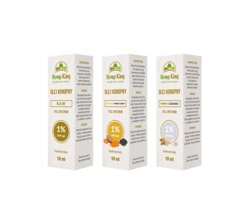 CBD - CBD oleja 1% sada troch olejov