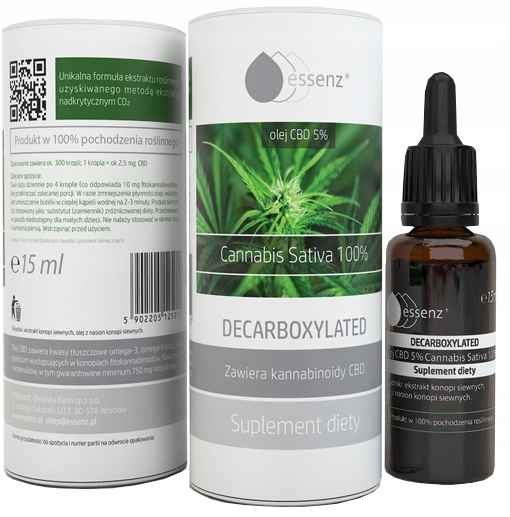 CBD - CBD 5% Dekarbo 15ml olej