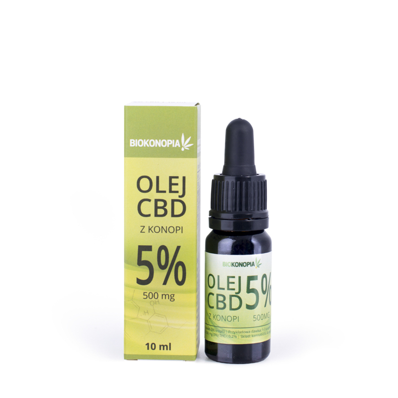 CBD - CBD olej konope 5% 500 mg 10 ml