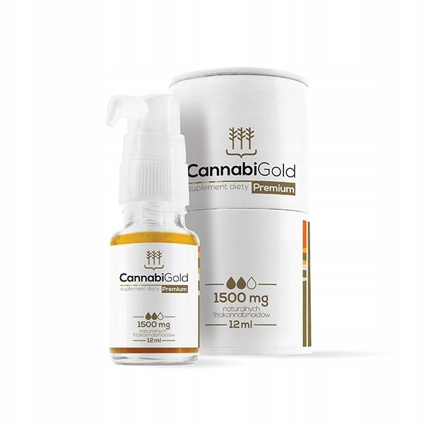 CBD - CANNABIGOLD CBD olej 15% 1500 mg 12 ml