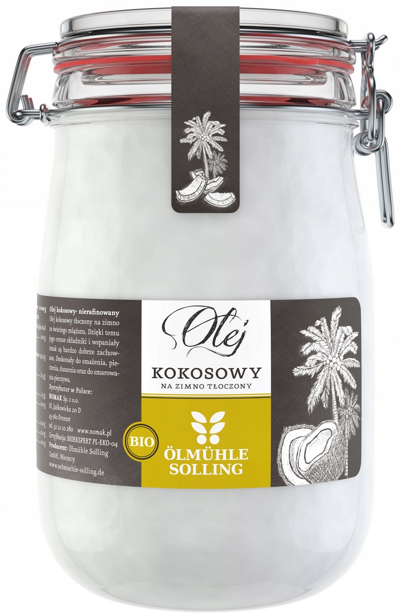Kokosový olej BIO 1000 ml OLMUHLE SOLLING