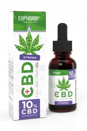 CBD - Konopný olej eufória Strong 10% CBD 10ml
