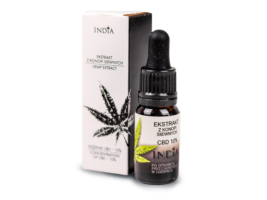 CBD - Konopný olej s CBD 10% (extrakt), 10 ml.