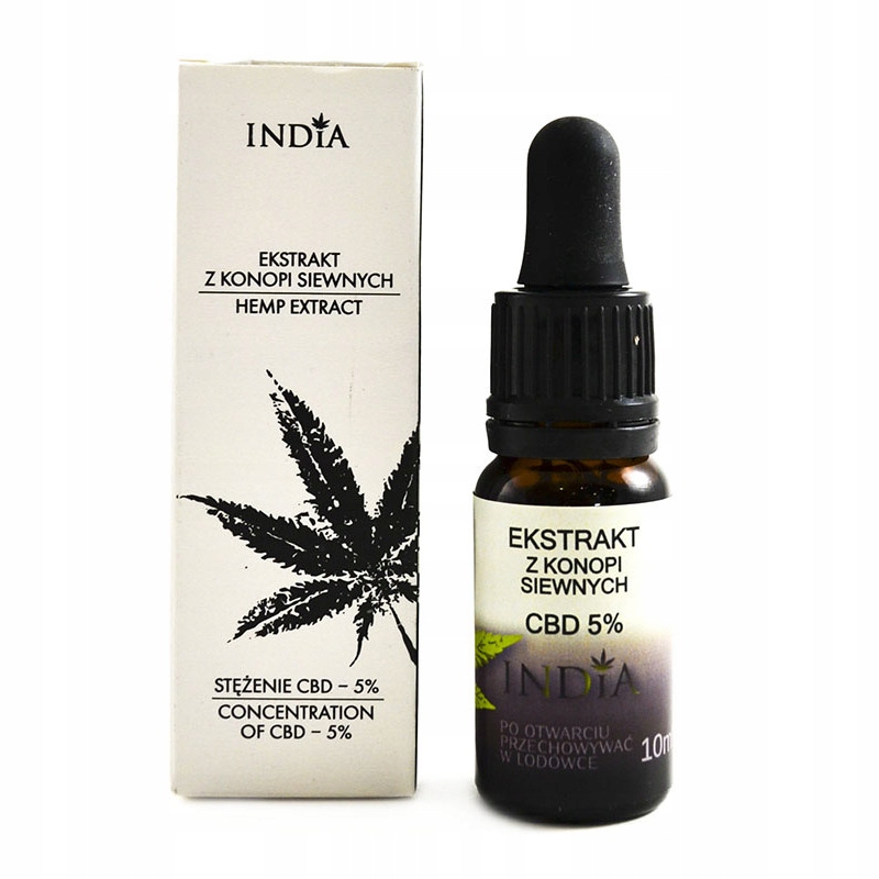 CBD - CBD olej 5% 10 ml, India Cosmetics