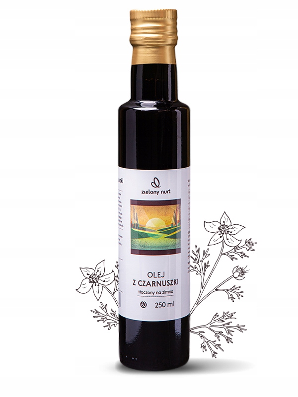 Čierny olej stlačený za studena 250 ml