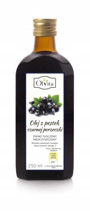 Čierny ríbezlený olej 250ml prirodzený