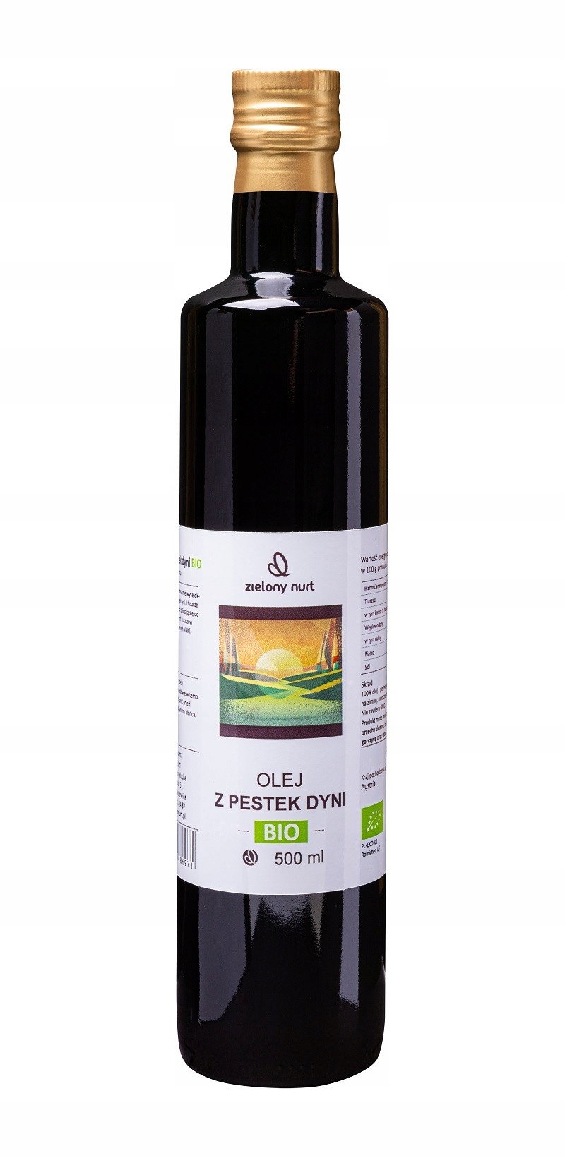 Ekologický tekvicový olej studený-blotovaný 500ml