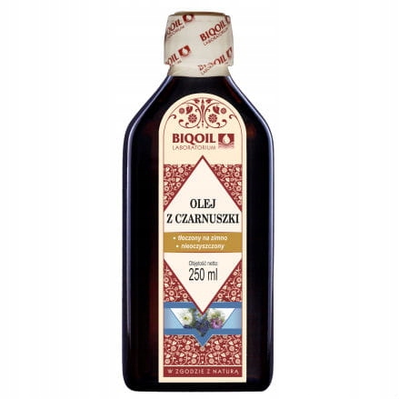 Čierny olej stlačený za studena 250ml Bioil