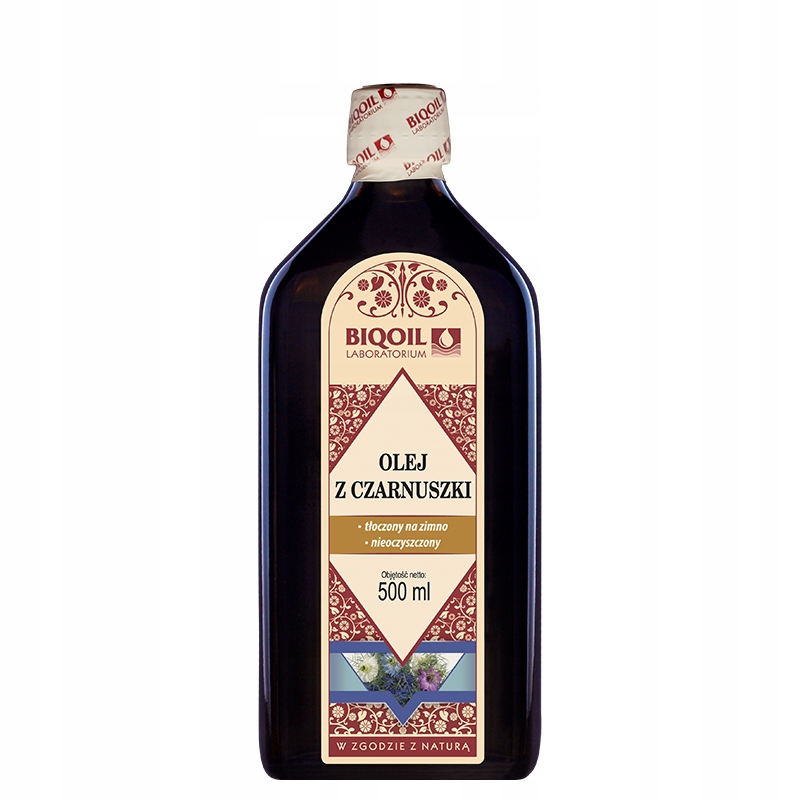 Čierny olej stlačený za studena 500ml - BioOil