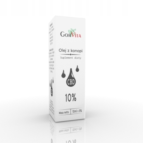 CBD - Konopný olej CBD 10% 10 ml Gorvita