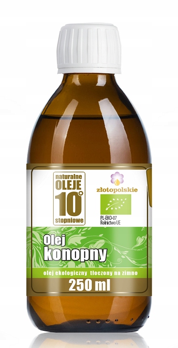 Olejnabis olej pre studené bio 250 ml zlato p