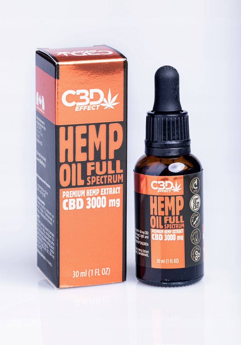 CBD - 10% CBD éterický olej 3000mg 30 ml certifikované