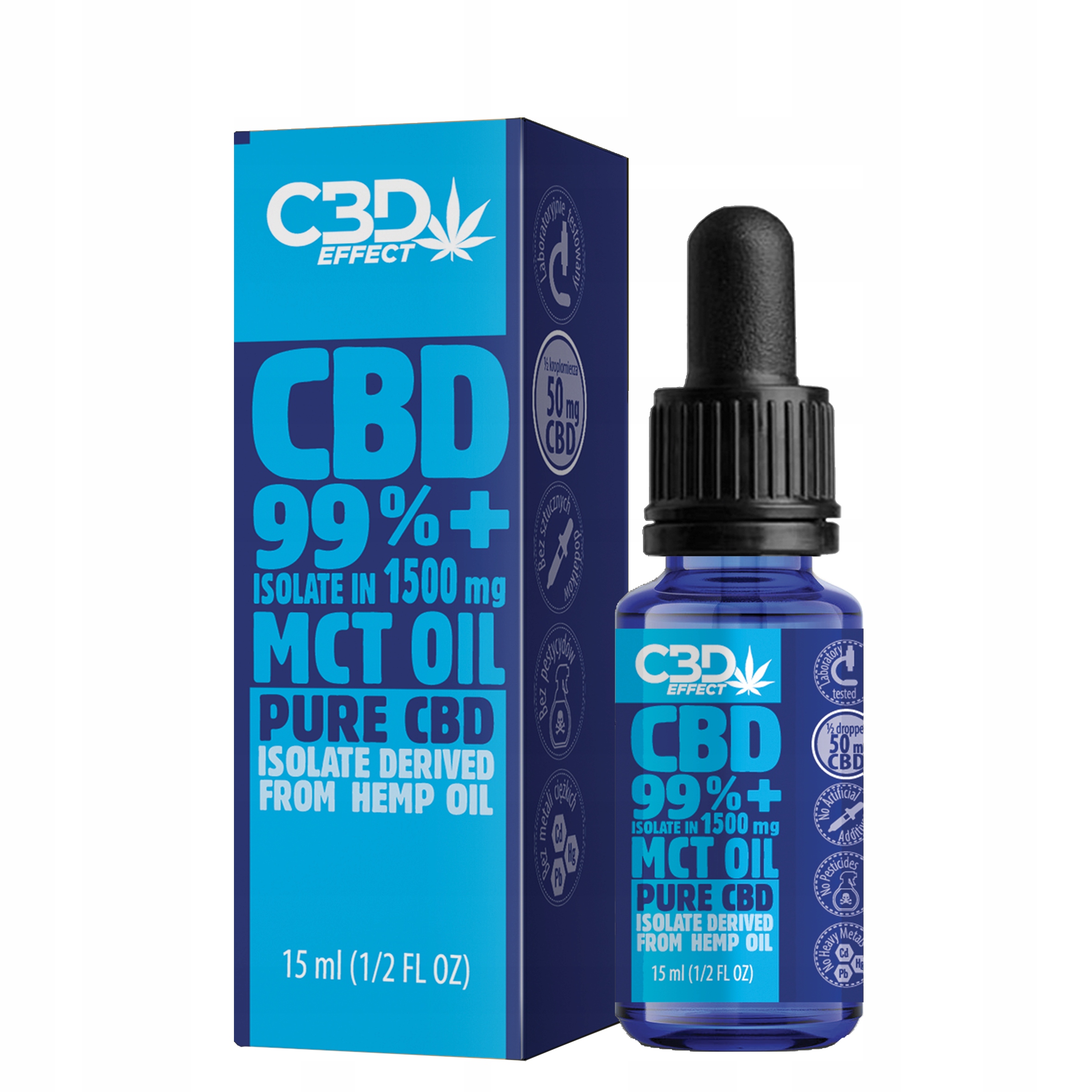 CBD - OIL 10% CBD Crystal + MCT Oil 15ml